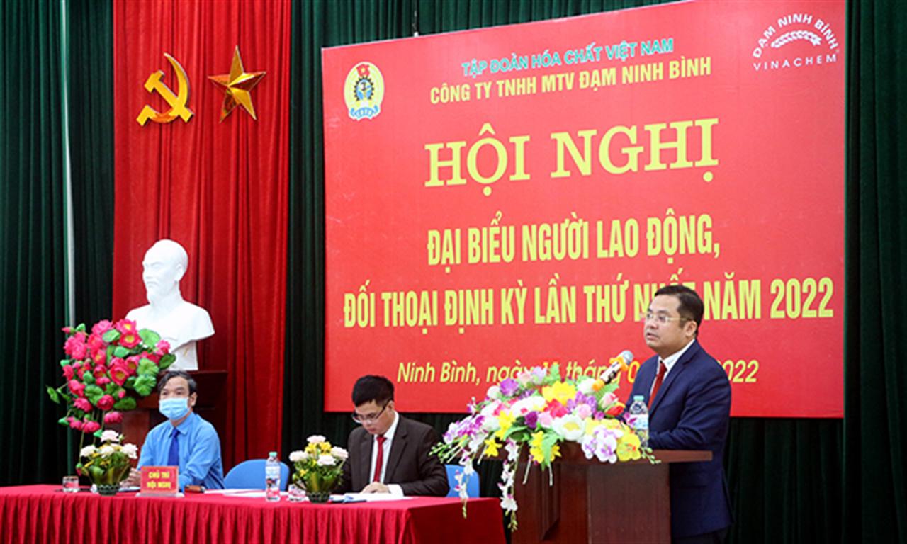 Công ty TNHH MTV Đạm Ninh Bình tổ chức thành công Hội nghị Người Lao động năm 2022