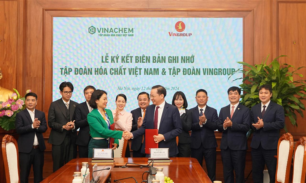 Tập đoàn Hóa chất Việt Nam (VINACHEM) và Tập đoàn VINGROUP ký kết Biên bản ghi nhớ hợp tác chiến lược (MOU)
