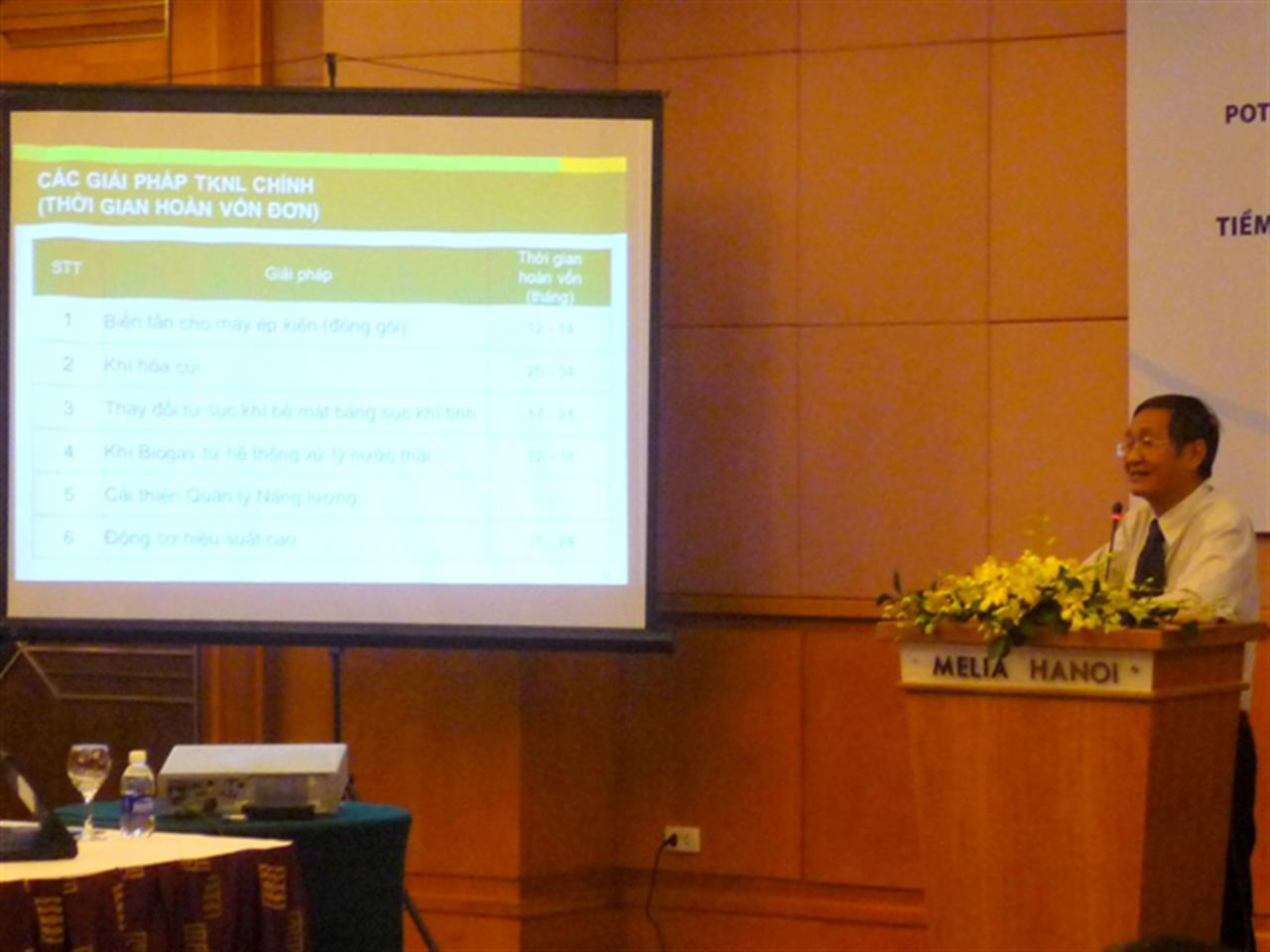 Tiềm năng và kế hoạch hành động tiết kiệm năng lượng trong các phân ngành hóa chất lựa chọn tại Việt Nam