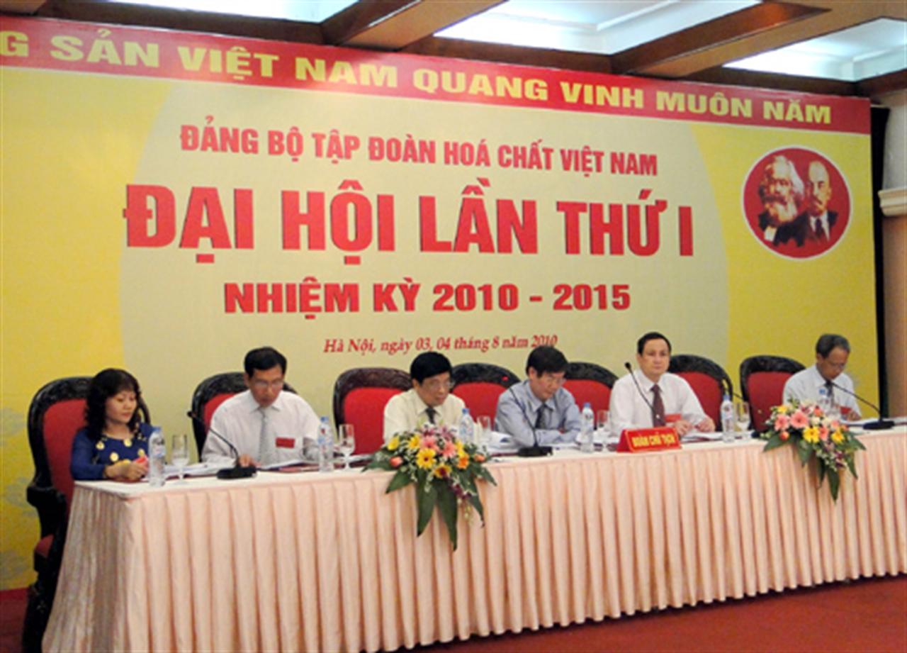 Đại hội Đại biểu Đảng bộ Tập đoàn Hóa chất Việt Nam lần thứ nhất, nhiệm kỳ 2010- 2015