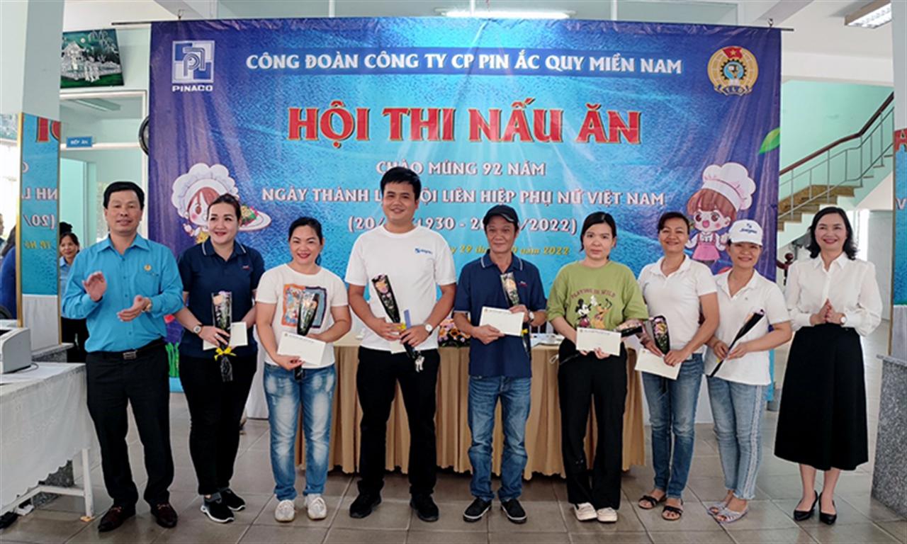 Công đoàn PINACO: Tổ chức Hội thi nấu ăn với  chủ đề “Siêng năng vào bếp”