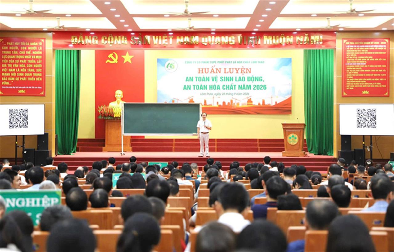 Supe Lâm Thao nâng cao kỹ năng an toàn cho người lao động
