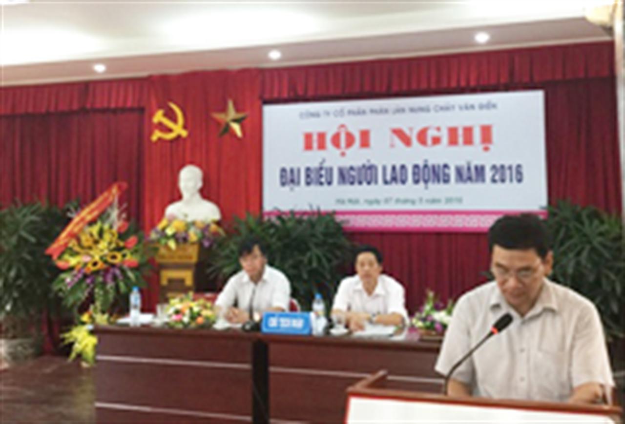 Hội nghị người lao động Cty CP Phân lân nung chảy Văn Điển