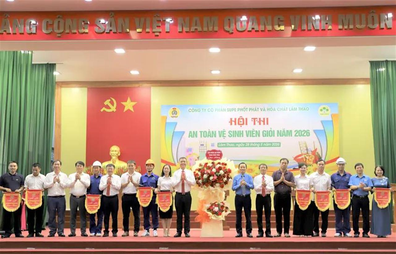 Supe Lâm Thao tổ chức thành công Hội thi An toàn vệ sinh viên giỏi năm 2026