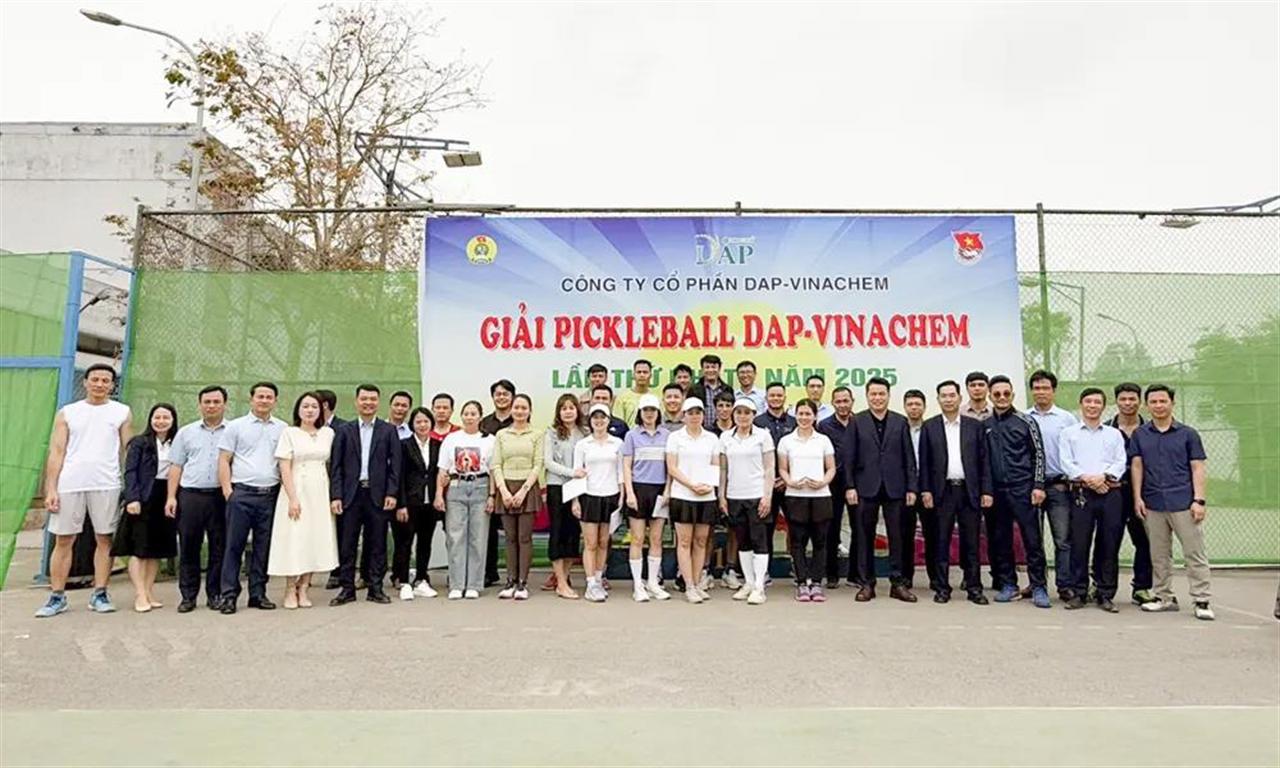 Công ty Cổ phần DAP-Vinachem tổ chức Giải Pickleball năm 2025