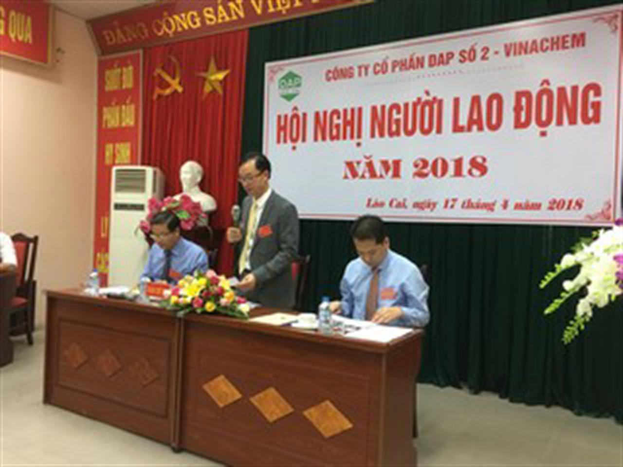 Hội nghị Người lao động Công ty CP DAP Số 2-Vinachem năm 2018