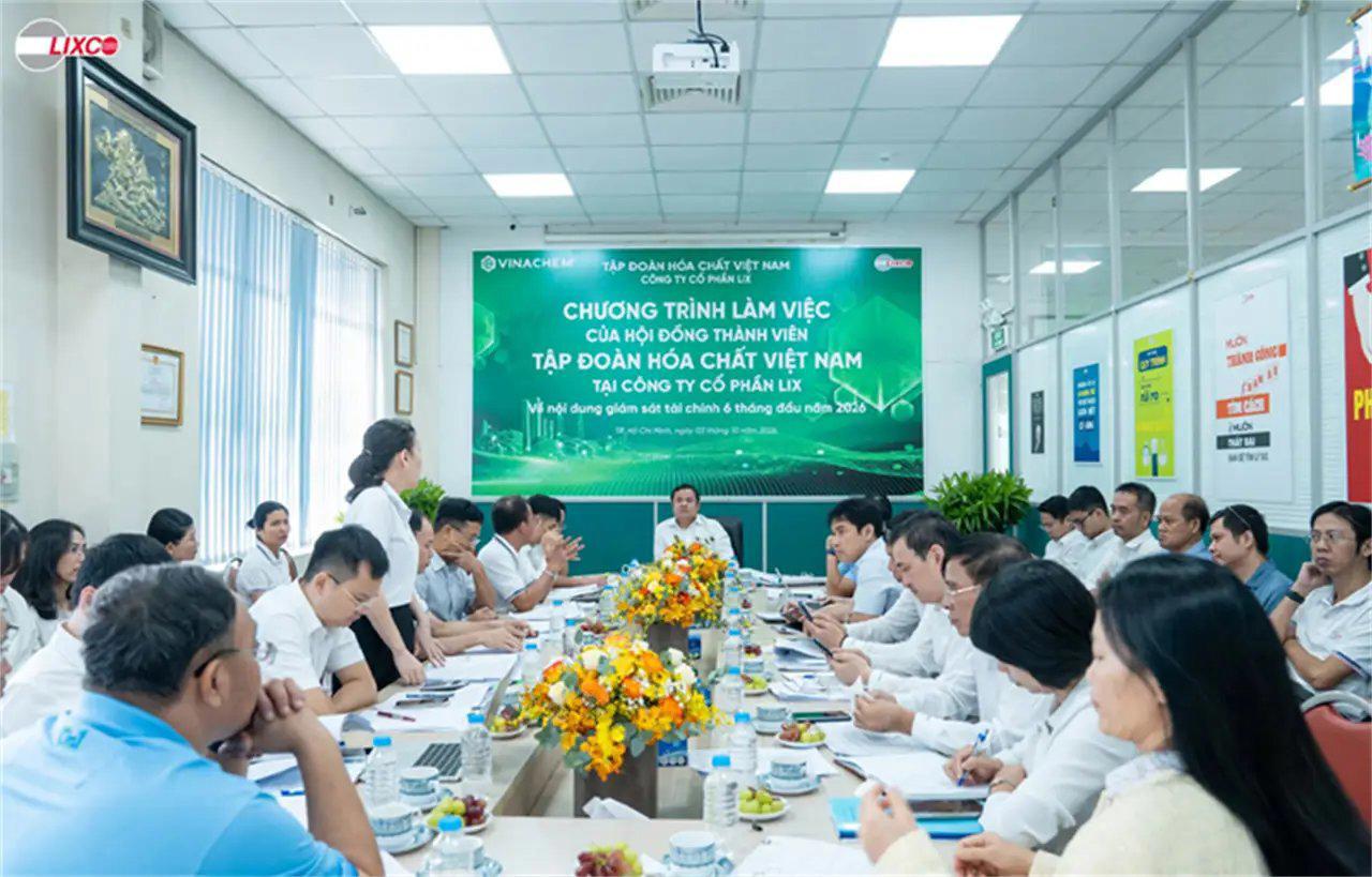 Vinachem Members’ Council Reviews Financial Supervision at LIXCO for First Half of 2026
