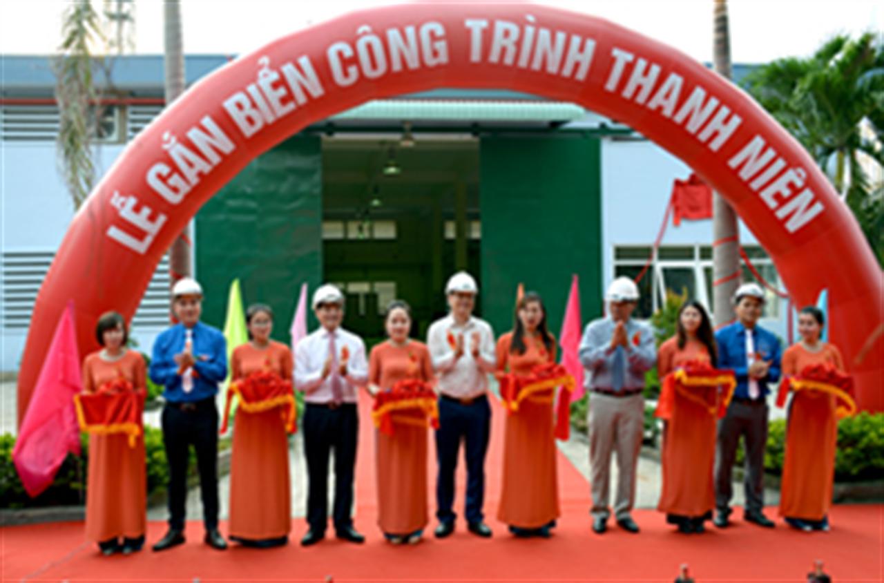 Lễ gắn biển công trình cấp Đoàn Khối Doanh nghiệp Trung ương