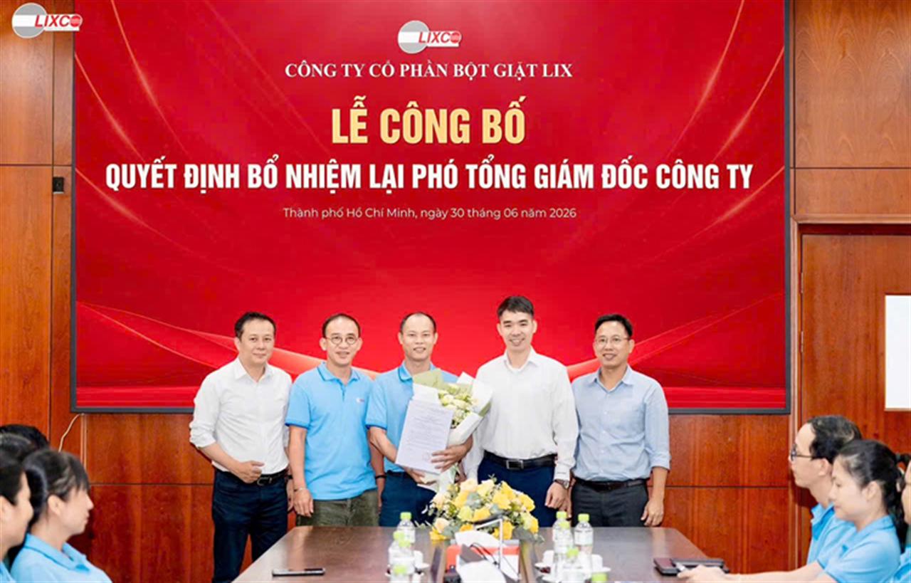 LIXCO công bố quyết định bổ nhiệm lại Phó Tổng Giám đốc