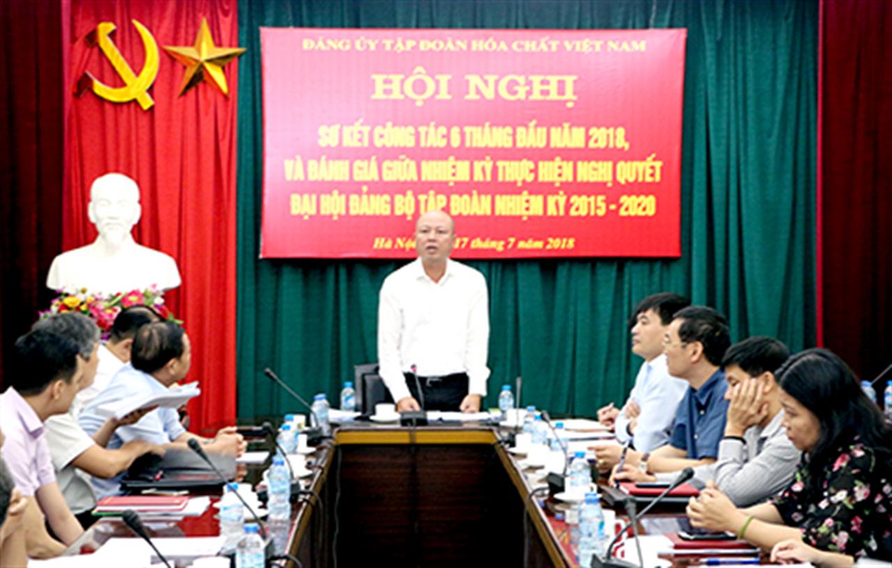 Đảng ủy VINACHEM: Sơ kết công tác 6 tháng đầu năm 2018