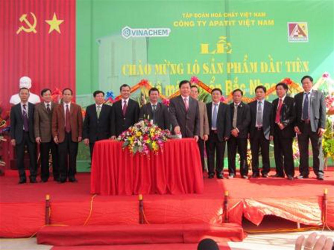 Nhà máy tuyển Bắc Nhạc Sơn: Ra mắt lô sản phẩm đầu tiên