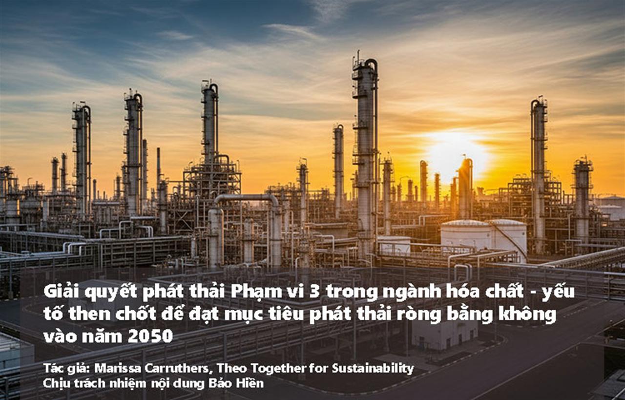 Giải quyết phát thải Phạm vi 3 trong ngành hóa chất - yếu tố then chốt để đạt mục tiêu phát thải ròng bằng không vào năm 2050