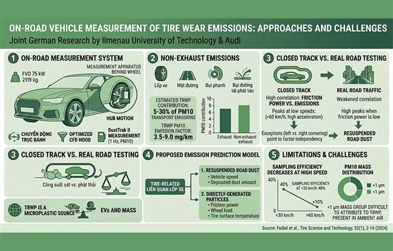 Measuring Tire Wear Particles on the Road Reveals That Friction Is Not the Only Factor
