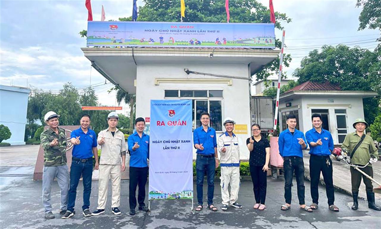 Tuổi trẻ Tập đoàn Hóa chất Việt Nam (Vinachem) ra quân đồng loạt "Ngày chủ nhật xanh" lần thứ II năm 2024, Khởi động Chiến dịch Tình nguyện hè năm 2024