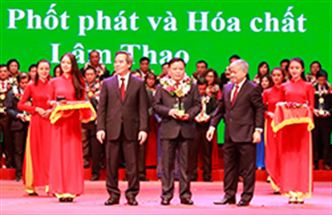 Sản phẩm mới NPK-S Lâm Thao được vinh danh Bông Lúa Vàng VN lần III