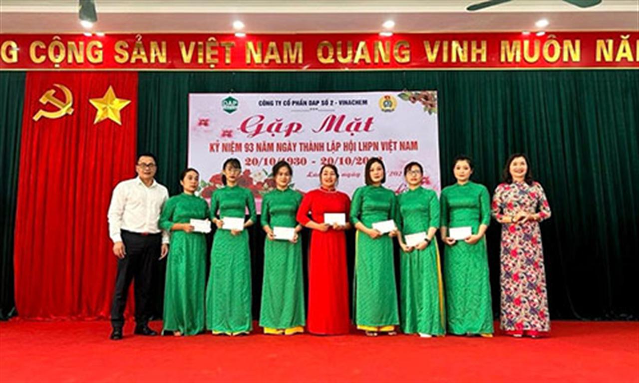 Công đoàn Công ty Cổ phần DAP 2-VINACHEM tổ chức hội thao CNVCLĐ kỷ niệm 93 năm ngày thành lập Hội LHPN Việt Nam và 13 năm ngày Phụ nữ Việt Nam