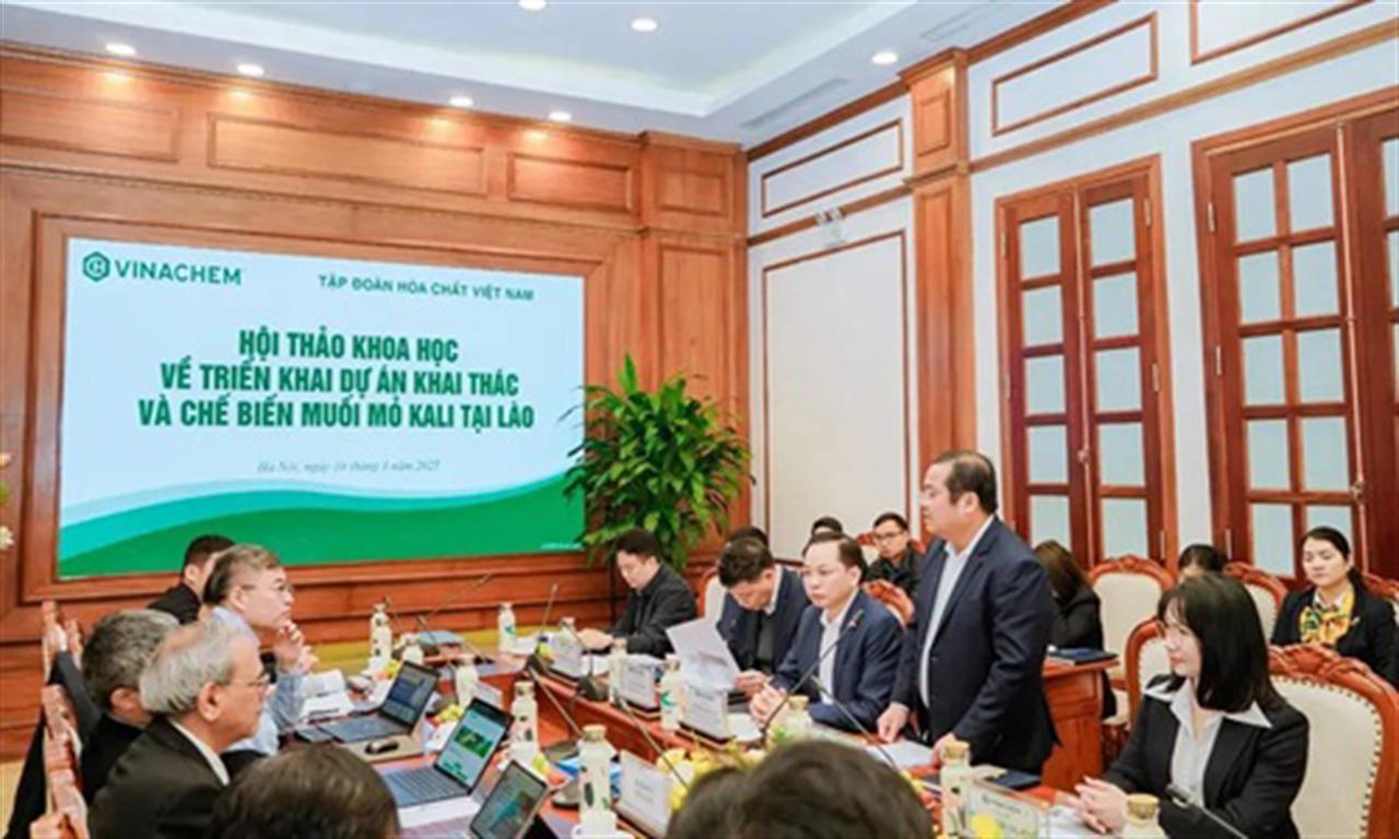 VINACHEM: Scientific Conference on the Implementation of the Potash Salt Mine Exploitation and Processing Project in Lao People's Democratic Republic