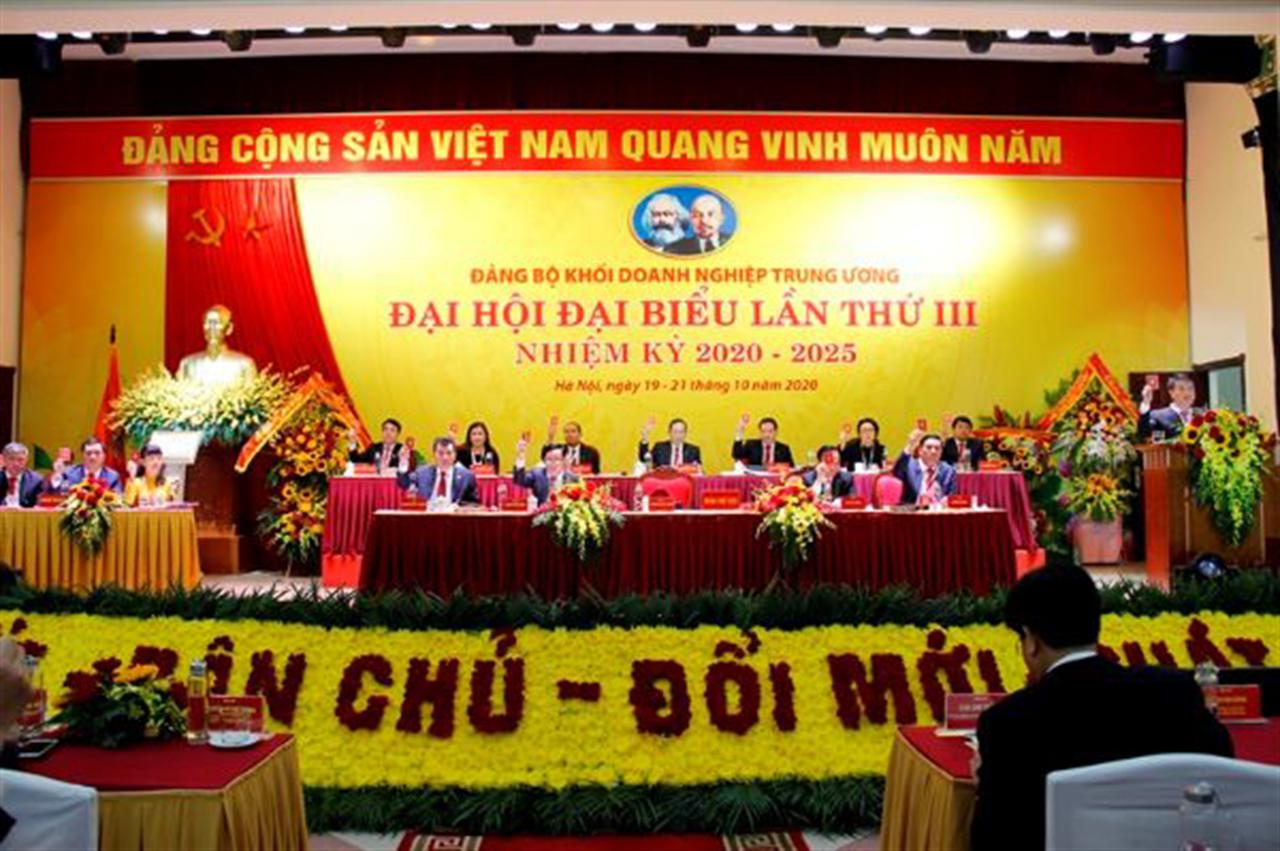 Khai mạc Đại hội đại biểu Đảng bộ Khối Doanh nghiệp Trung ương lần thứ III, nhiệm kỳ 2020 – 2025