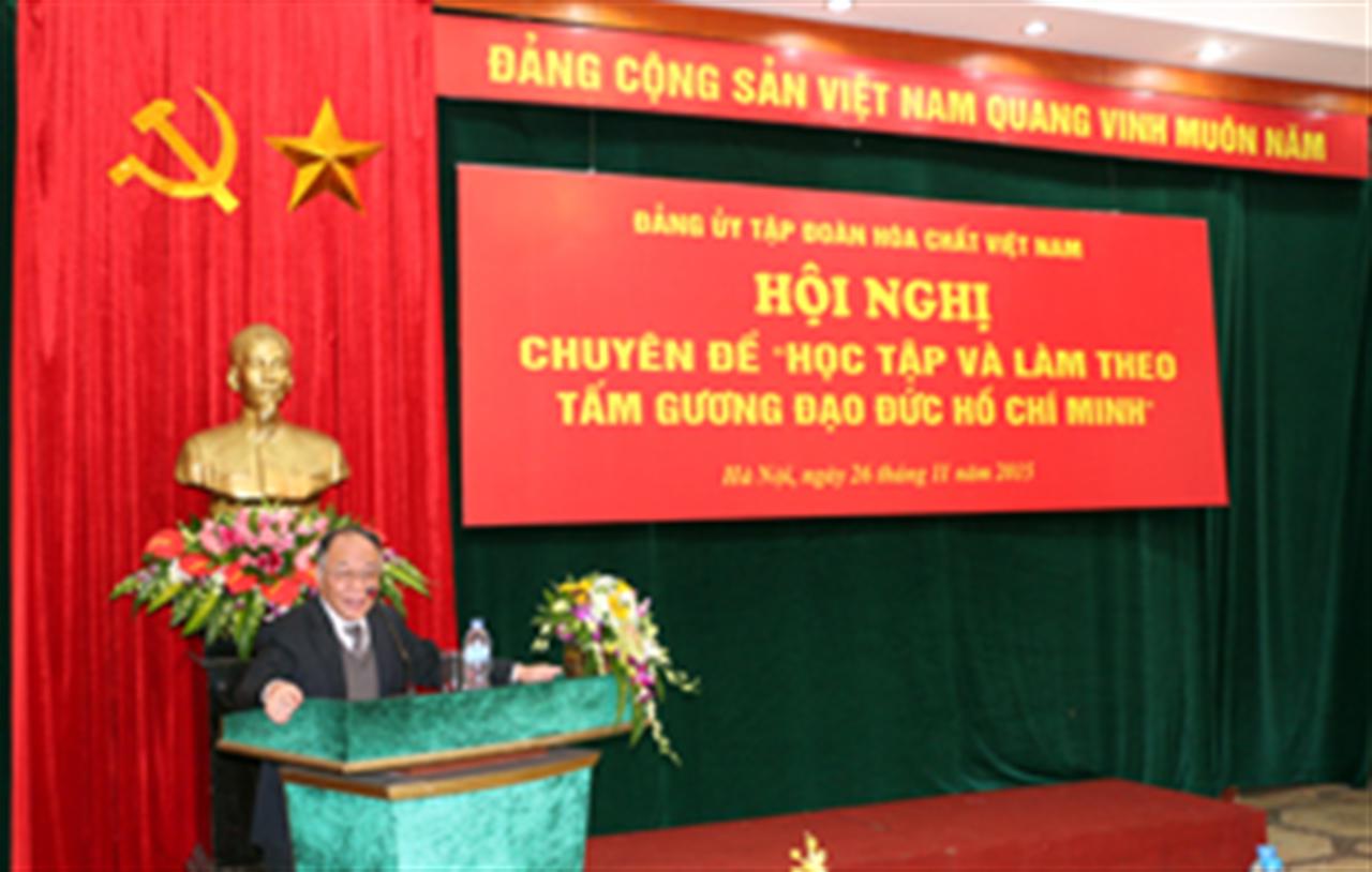 Đảng ủy Vinachem triển khai Học tập và làm theo tấm gương đạo đức Hồ Chí Minh