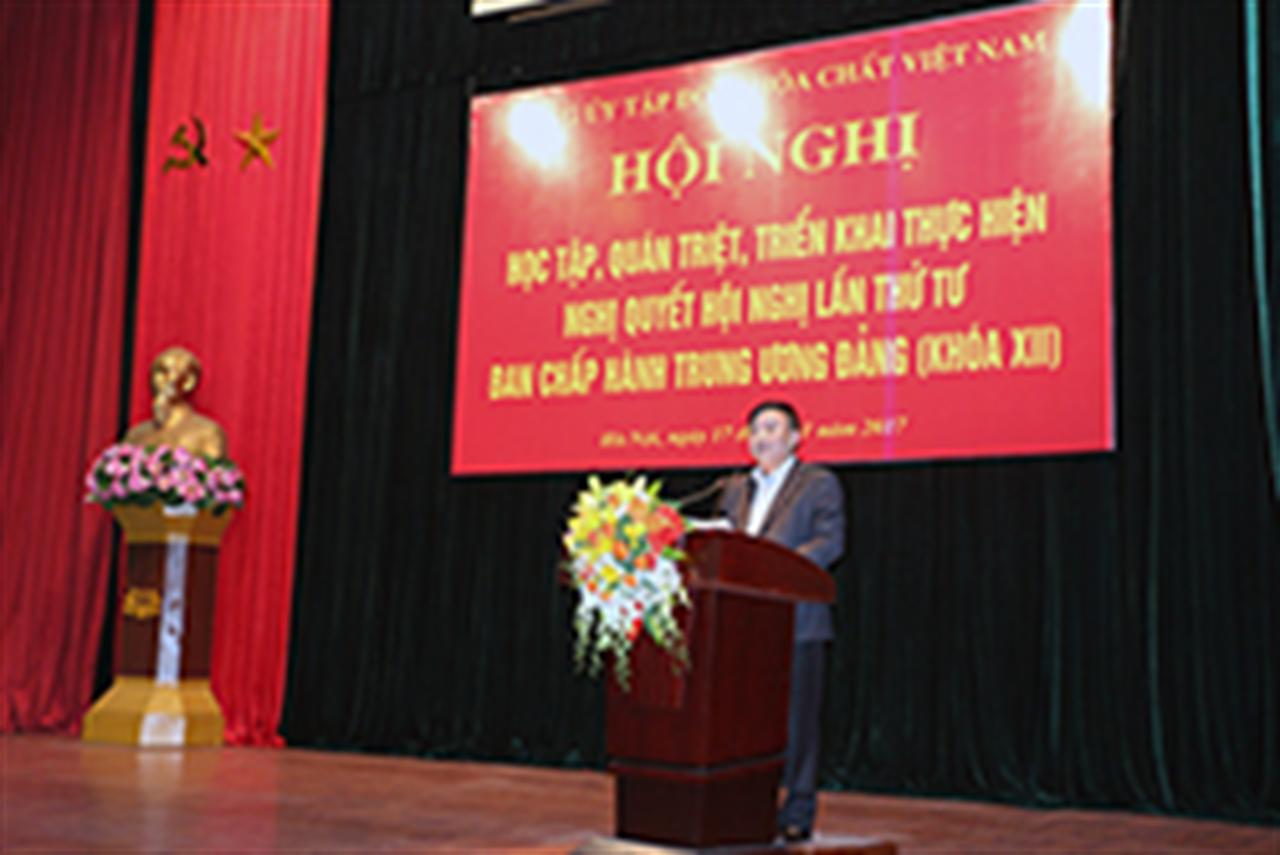 Đảng ủy Vinachem học tập, quán triệt Nghị quyết Trung ương 4 (Khóa XII)