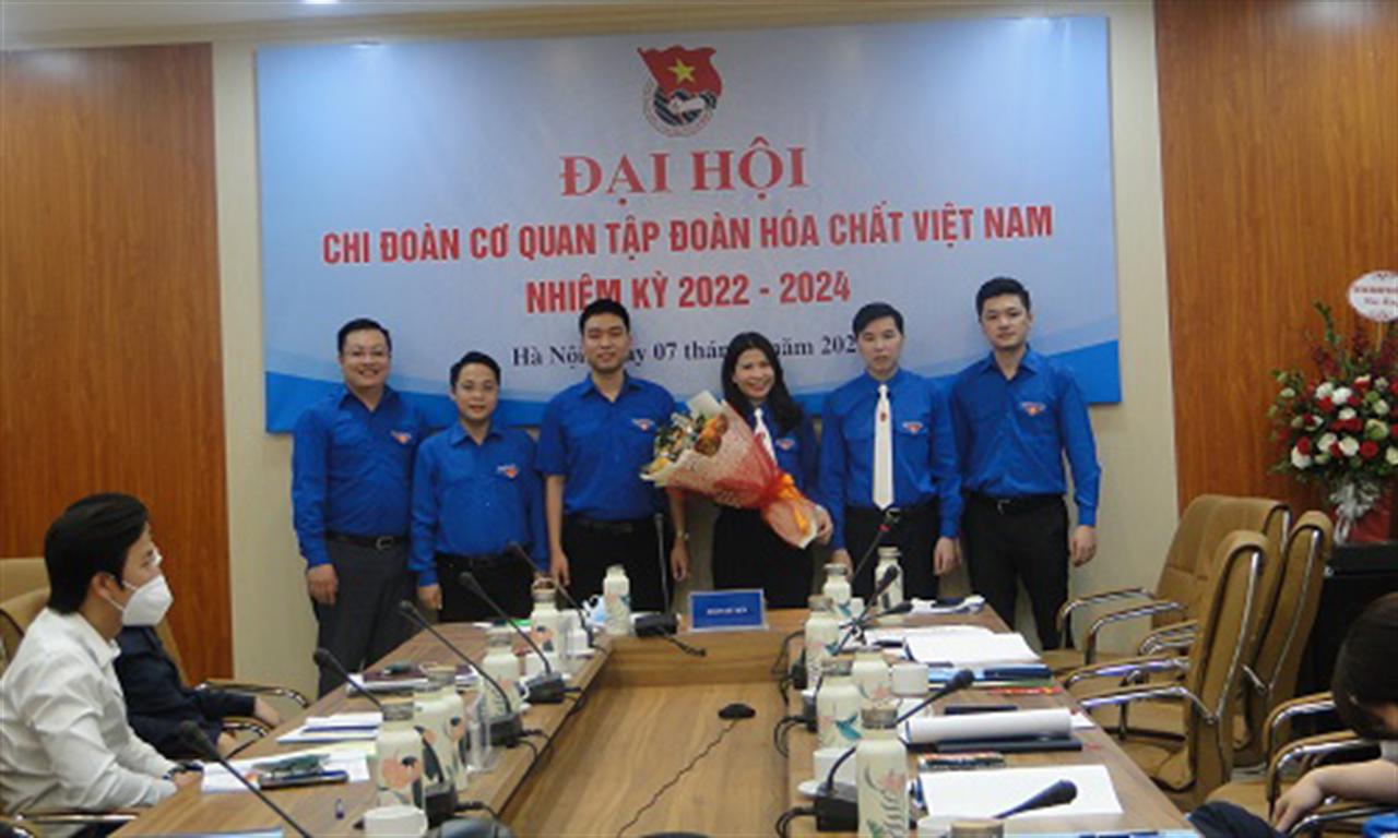 Đại hội Chi đoàn Cơ quan Tập đoàn Hóa chất Việt Nam nhiệm kỳ 2022 - 2024
