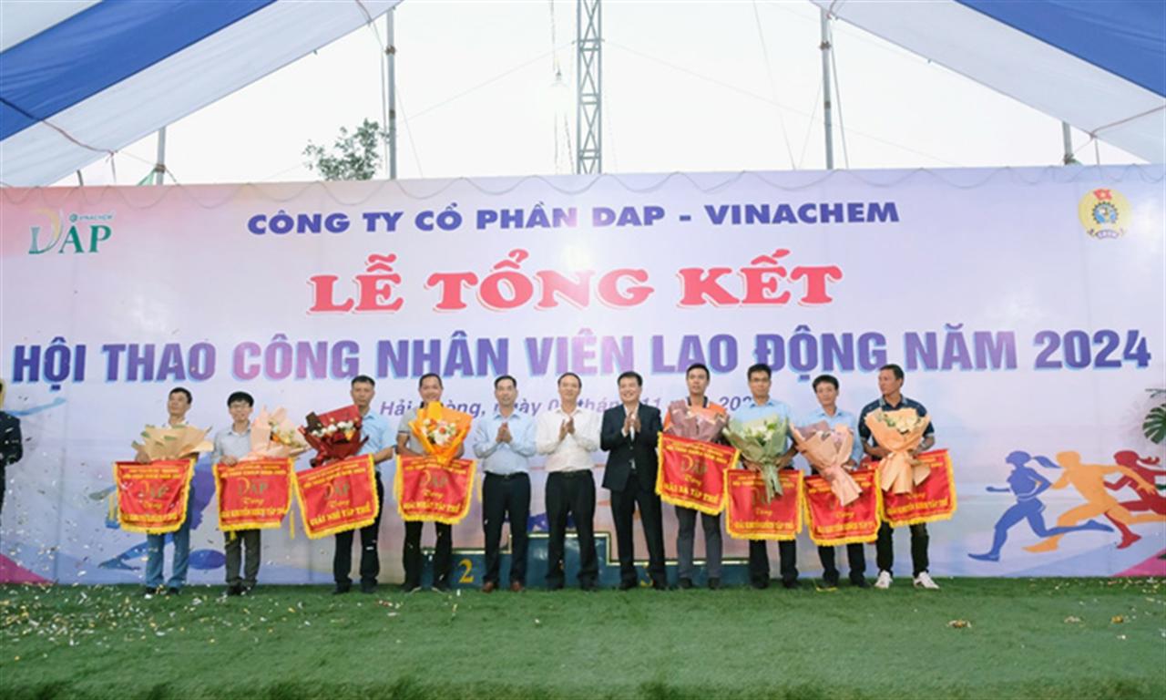Công ty Cổ phần DAP - VINACHEM tổ chức Hội thao công nhân viên lao động năm 2024