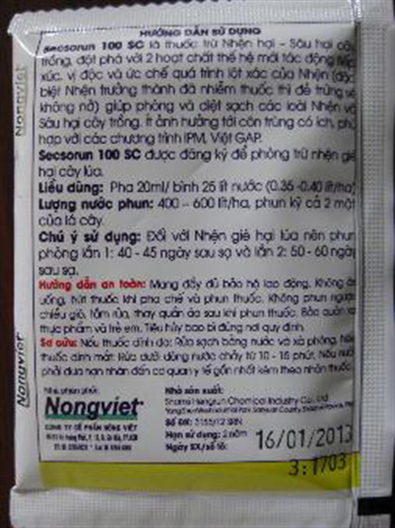 Nhãn mác thuốc BVTV: Quá lộn xộn!