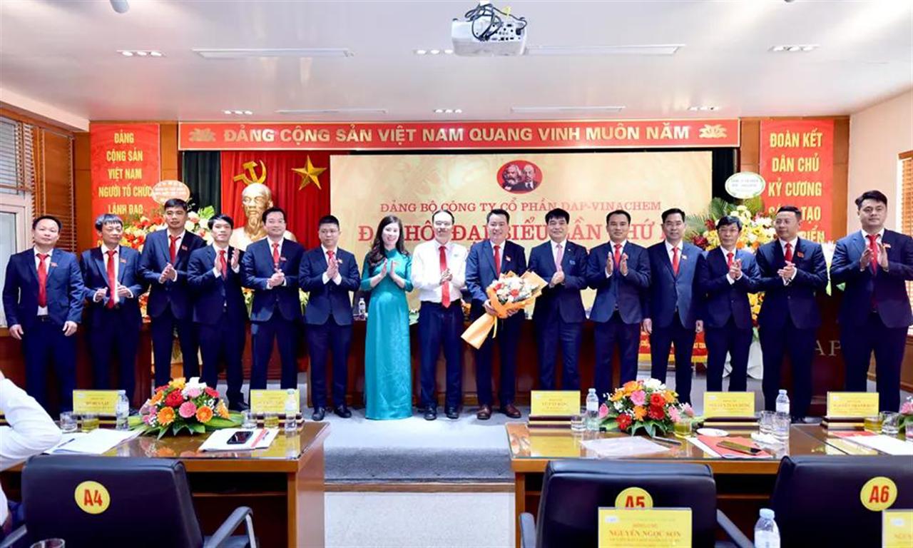 Đại hội Đại biểu Đảng bộ Công ty CP DAP - VINACHEM thành công tốt đẹp