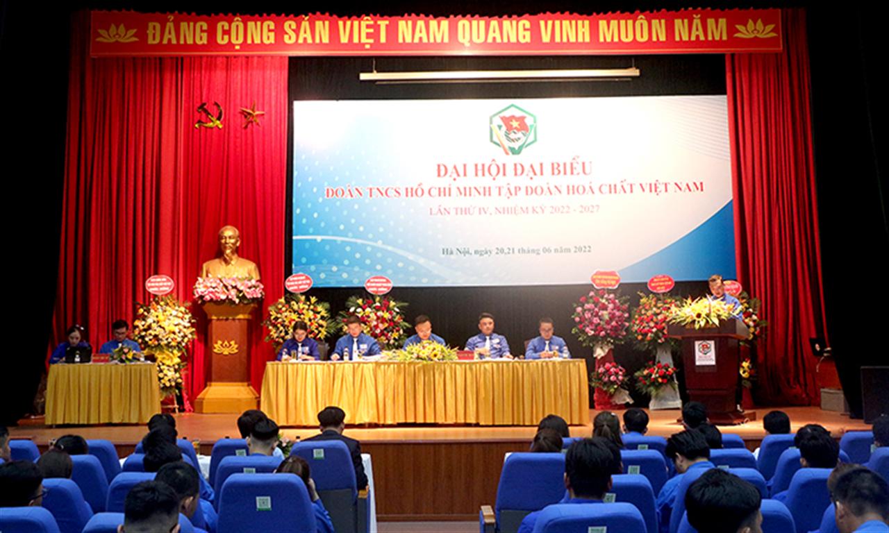 Đại hội Đại biểu Đoàn TNCS Hồ Chí Minh Tập đoàn Hóa chất Việt Nam lần thứ IV, nhiệm kỳ 2022 - 2027