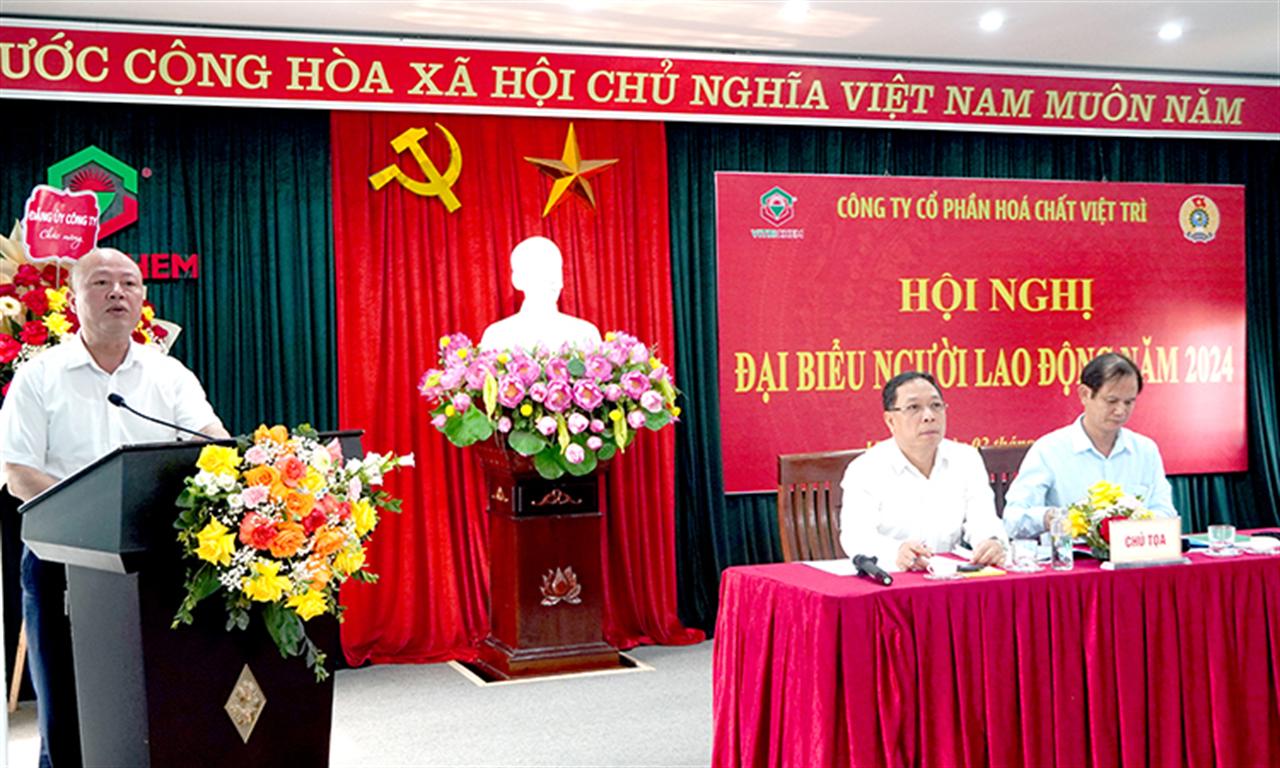 Hội nghị Đại biểu Người lao động Công ty CP Hóa chất Việt Trì năm 2024