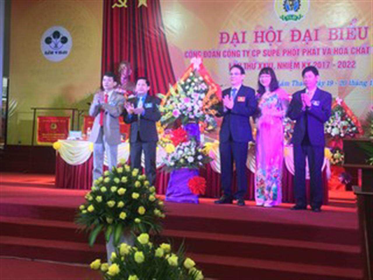 Công đoàn CTCP Supe Phốt phát và Hoá chất Lâm Thao tổ chức Đại hội Đại biểu lần thứ XXVI, nhiệm kỳ 2017-2022