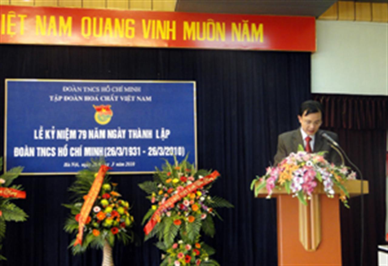 Đoàn Thanh niên Tập đoàn Hóa chất Việt Nam tổ chức Lễ kỷ niệm 79 năm ngày thành lập Đoàn TNCS Hồ Chí Minh