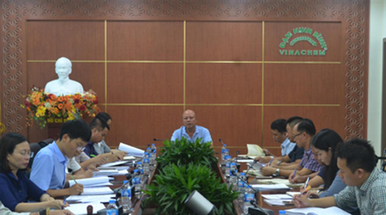 Chủ tịch HĐTV Tập đoàn Hóa chất Việt Nam chỉ đạo kế hoạch thực hiện các ý kiến, kết luận của Thủ tướng Chính phủ tại Công ty TNHH MTV Đạm Ninh Bình.