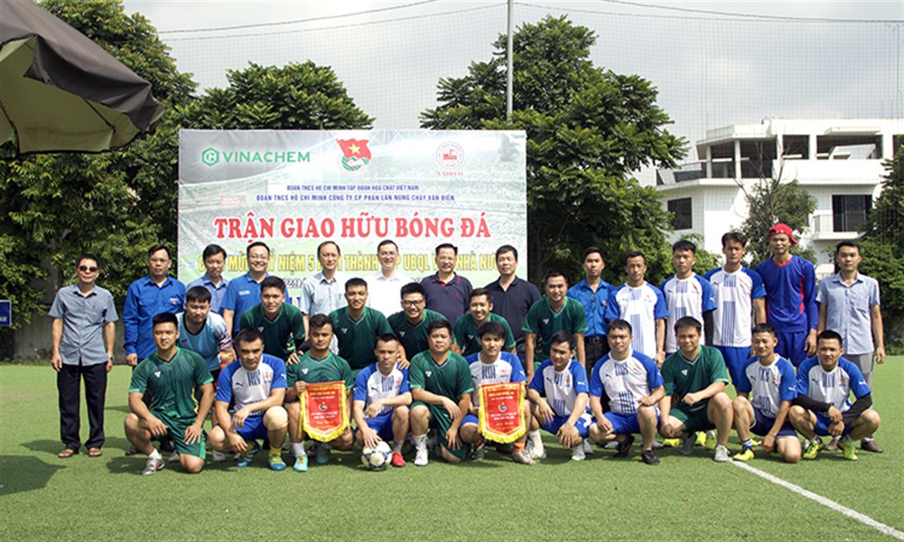 Giao hữu bóng đá hướng tới kỷ niệm Ngày thành lập Ủy ban Quản lý vốn Nhà nước tại Doanh nghiệp