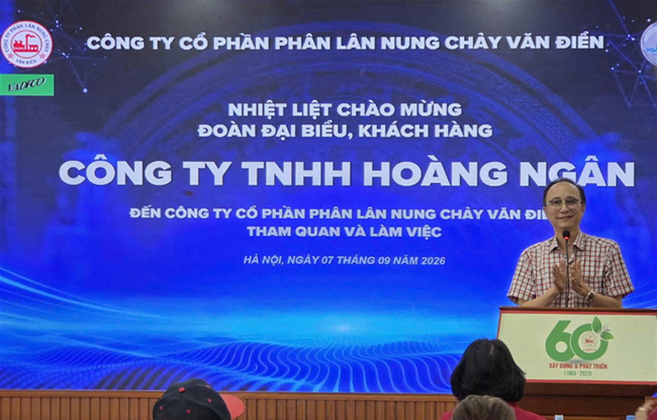 Phân lân Văn Điển tăng cường kết nối khách hàng, trao đổi kỹ thuật và mở rộng phối hợp thị trường
