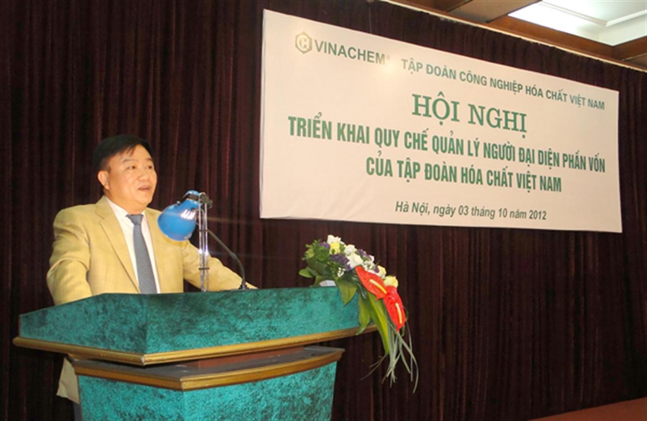 Hội nghị triển khai Quy chế quản lý người đại diện phần vốn của VINACHEM