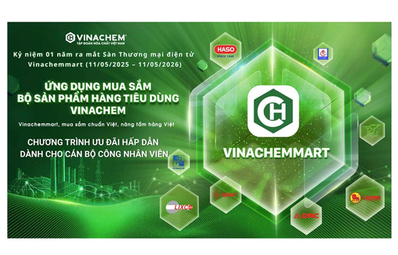 Chương trình ưu đãi dành cho CBNV các đơn vị thuộc Tập đoàn nhân dịp Sàn TMĐT Vinachemmart tròn 1 tuổi