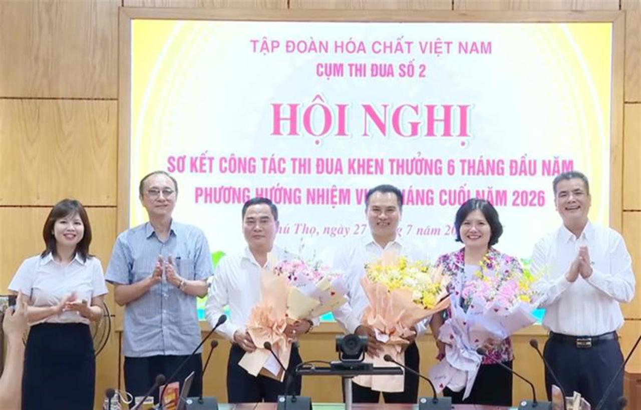 Cụm thi đua số 2 Vinachem sơ kết công tác thi đua, khen thưởng 6 tháng đầu năm 2026