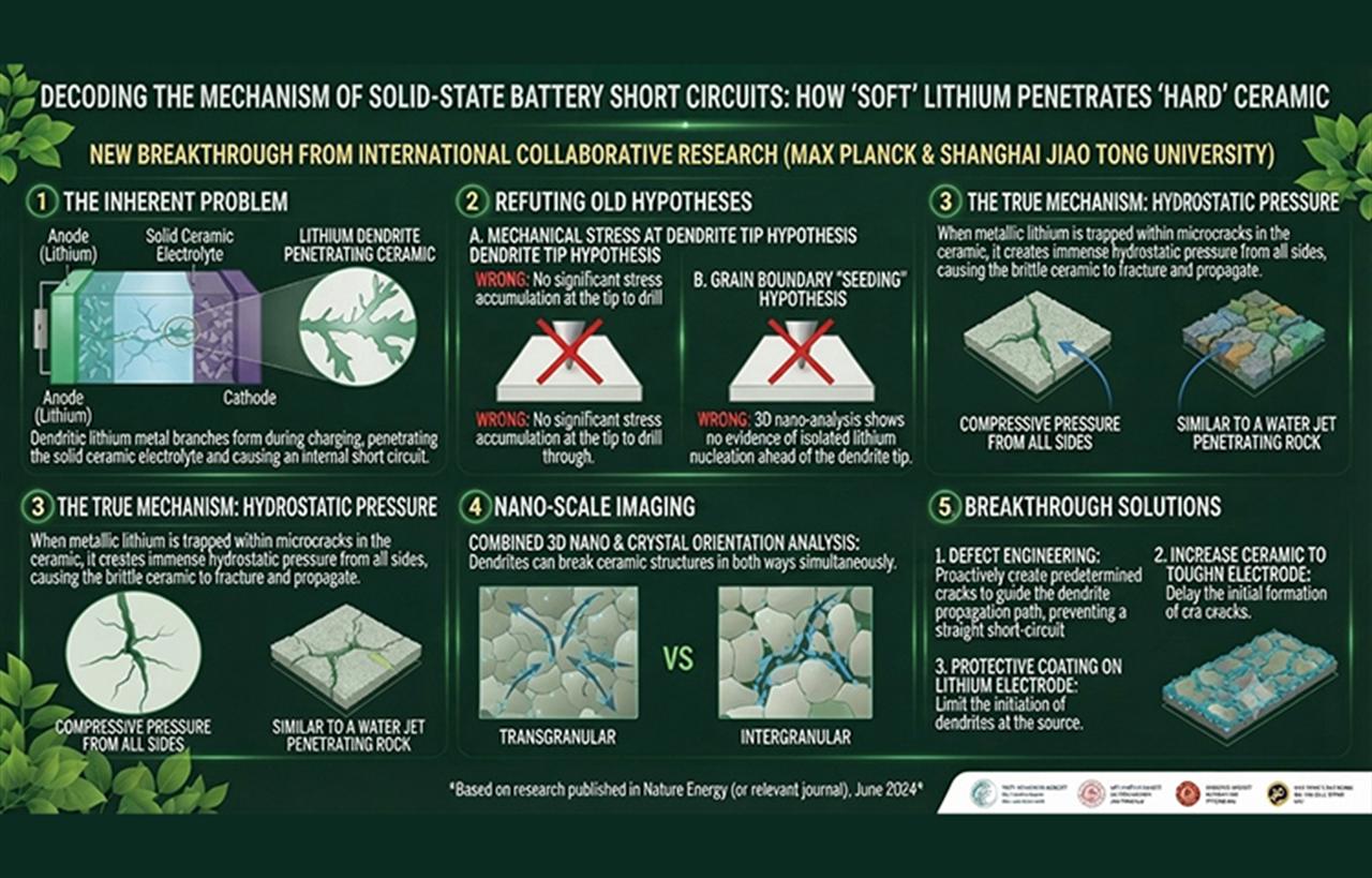 Decoding the Mechanism Behind Short Circuits in Solid-State Batteries: How “Soft” Lithium Penetrates “Hard” Ceramics