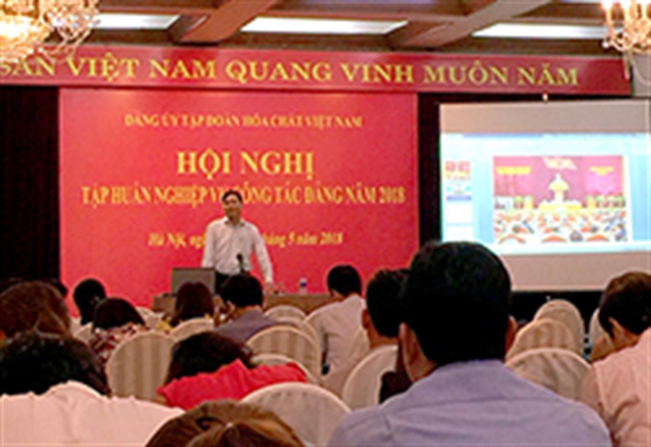 Hội nghị tập huấn nghiệp vụ công tác đảng năm 2018