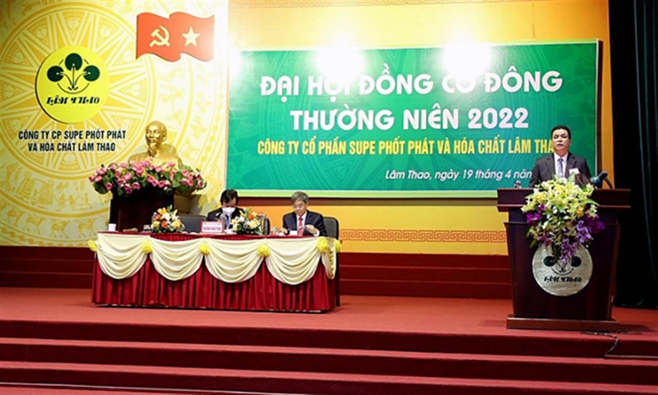 Supe Lâm Thao tổ chức thành công Đại hội đồng cổ đông thường niên 2022