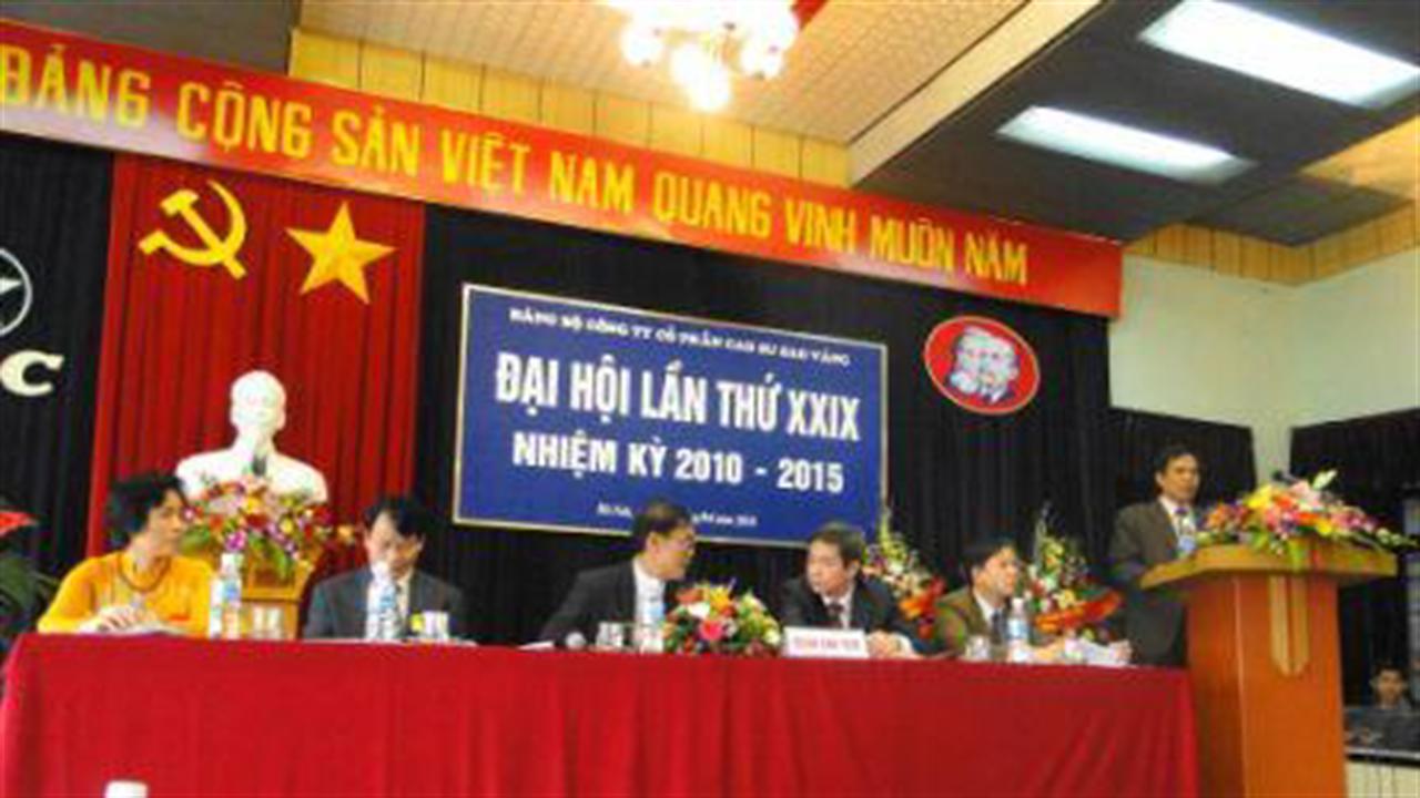 Đại Hội Đảng bộ Công ty CP. Cao su Sao Vàng Lần thứ XXIX
