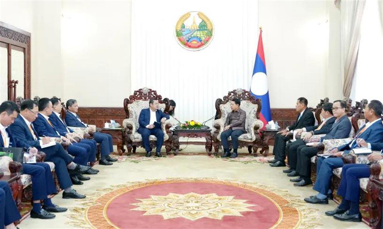 Vinachem báo cáo tiến độ Dự án Muối mỏ Kali với Phó Thủ tướng Lào Saleumxay Kommasith