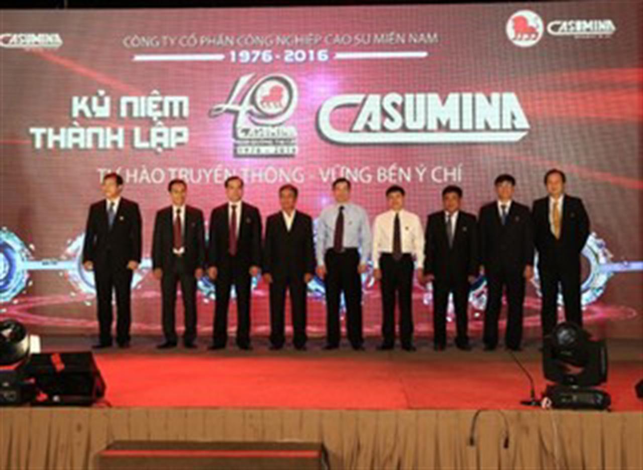 Công ty Cổ phần Công nghiệp Cao su Miền nam kỷ niệm 40 năm ngày thành lập