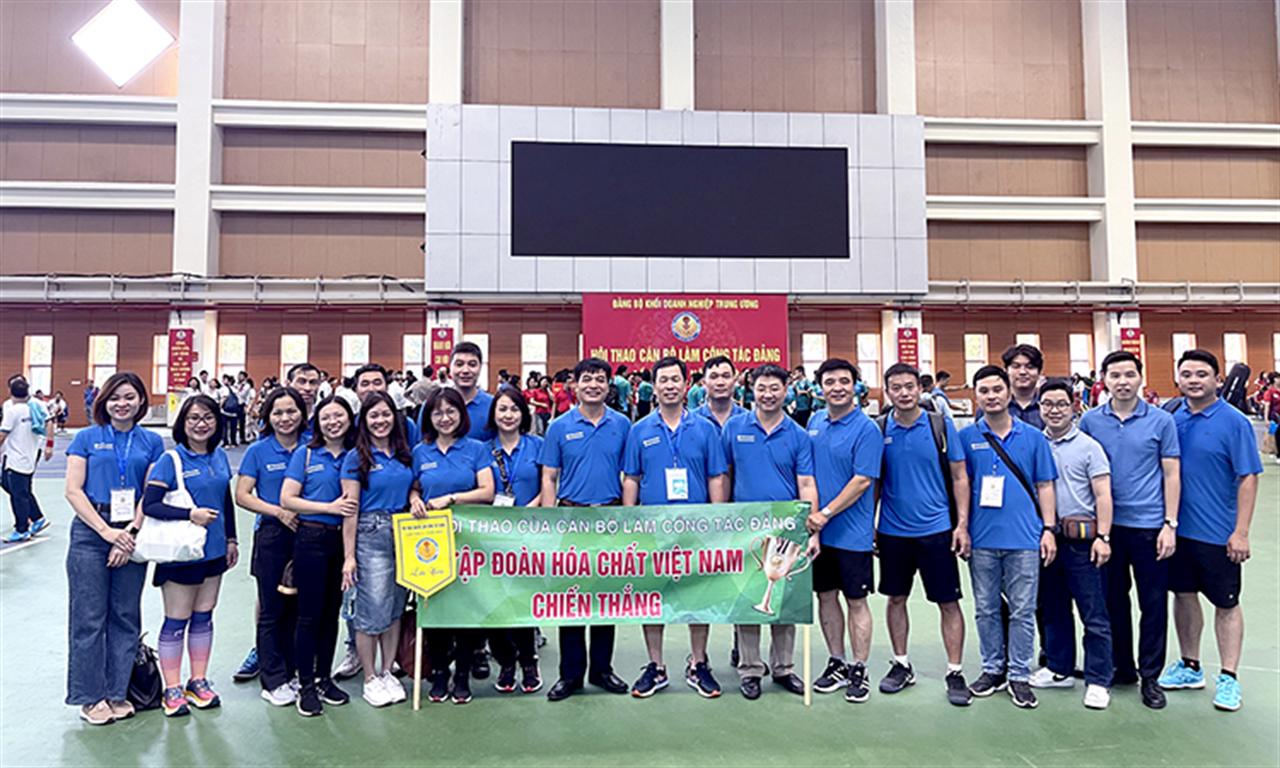 Đảng ủy VINACHEM: Tham dự Hội thao Cán bộ làm công tác Đảng lần thứ I năm 2022 Khối Doanh nghiệp Trung ương