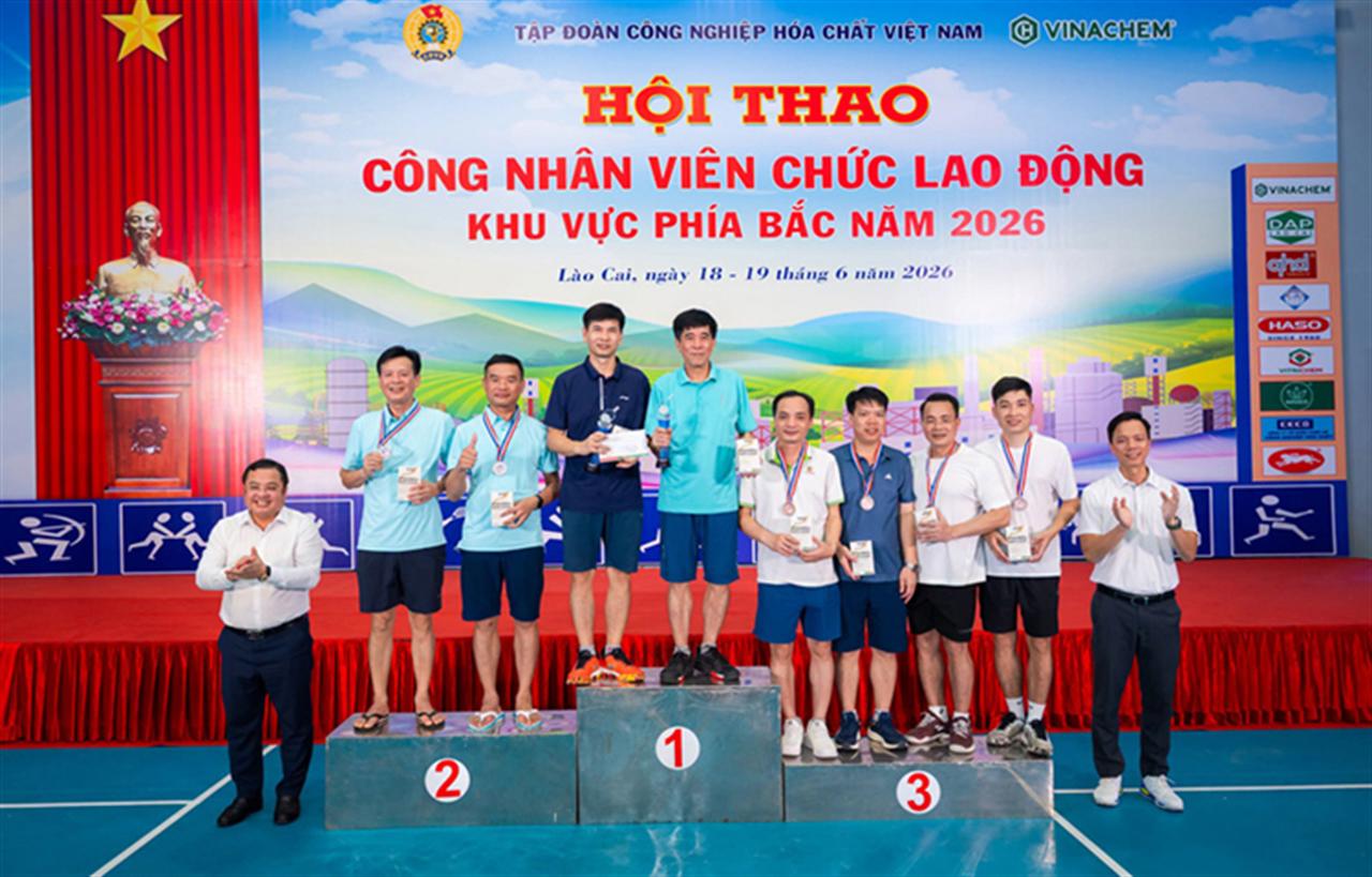 Kịch tính và hấp dẫn cùng môn Pickleball tại Hội thao Vinachem 2026