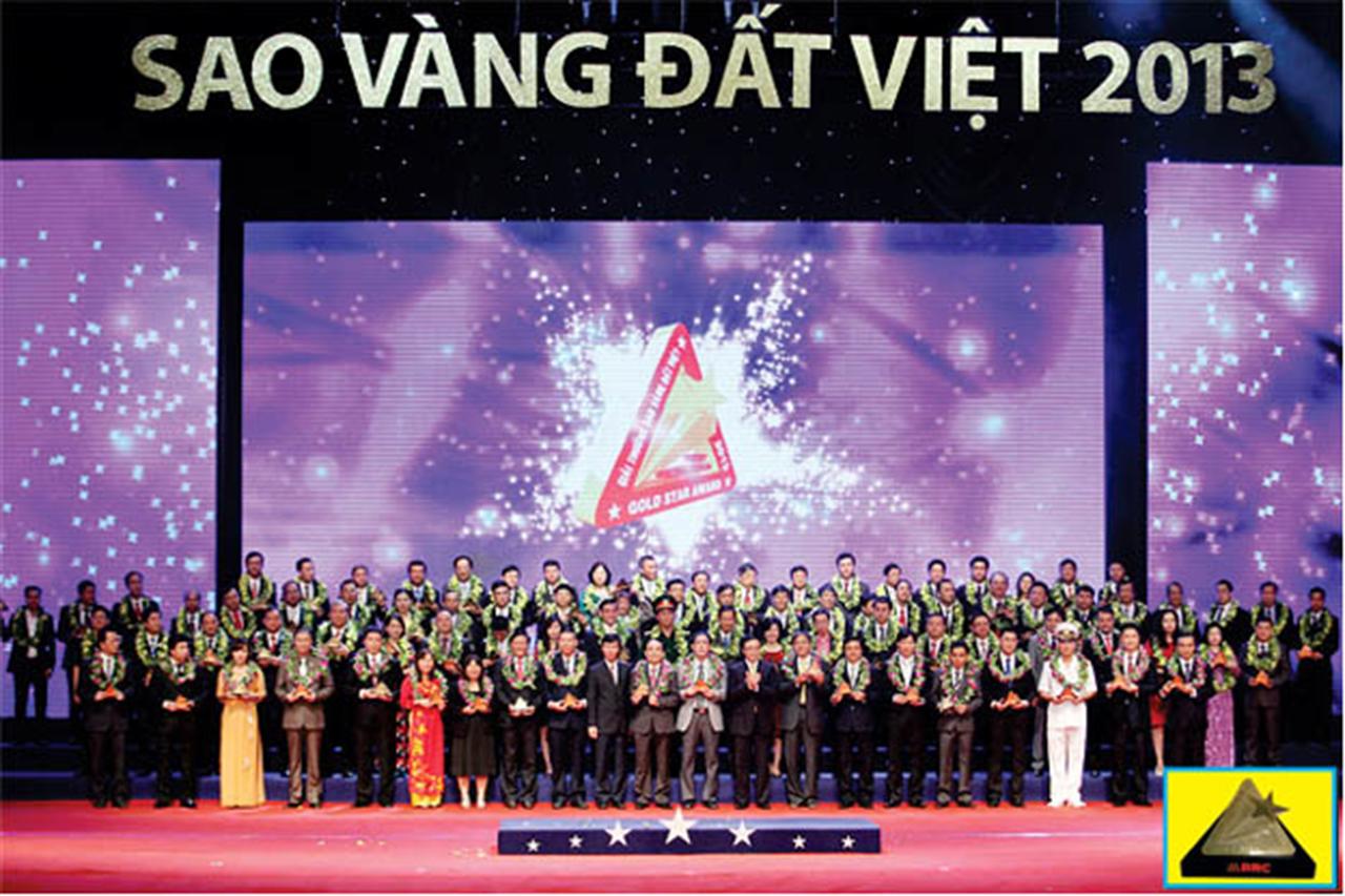DRC – Thương hiệu dẫn đầu ngành hàng sản phẩm Nhựa – Cao su trong Top 100 giải thưởng SAO VÀNG ĐẤT VIỆT 2013