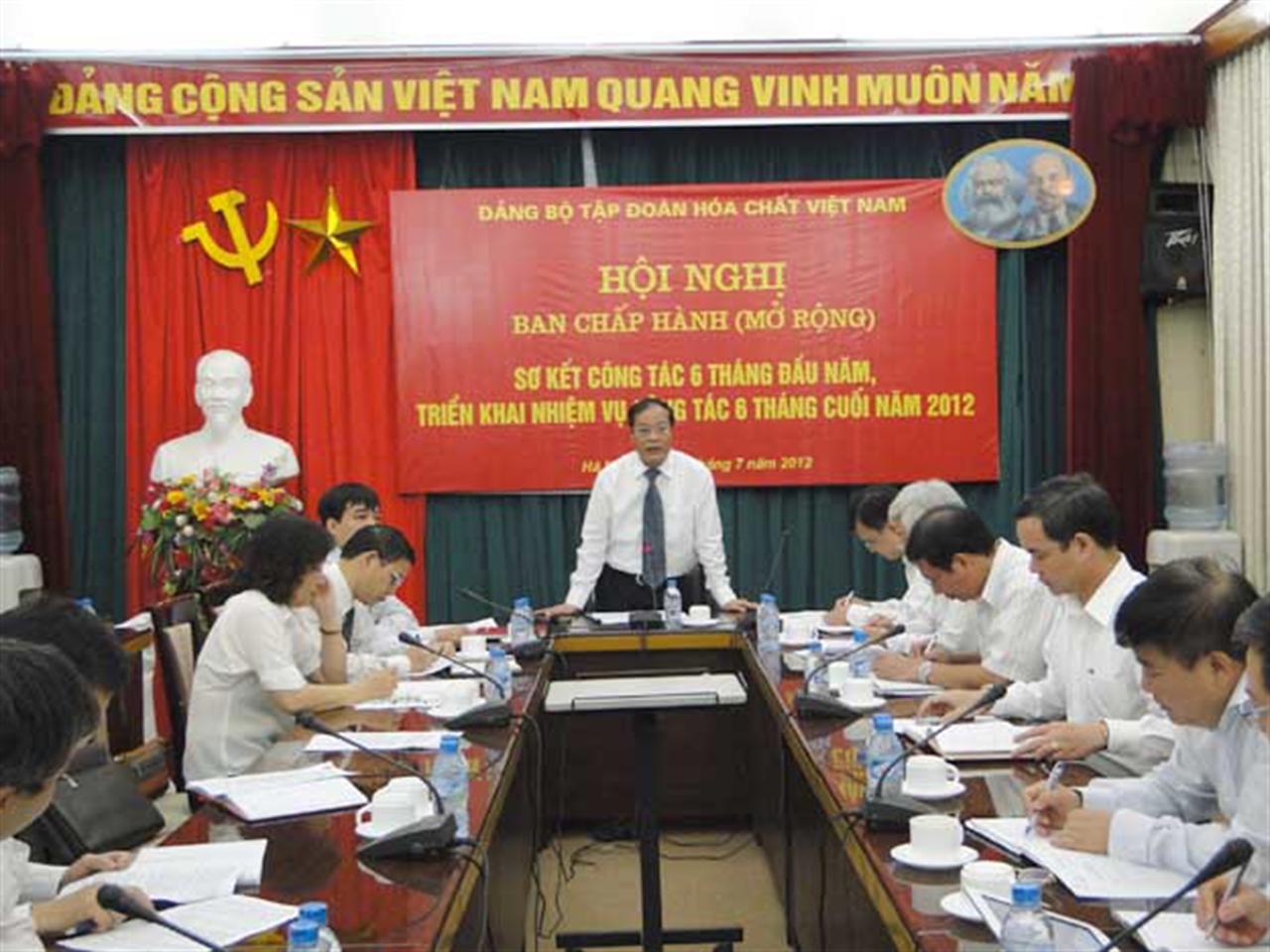 Đảng ủy Tập đoàn Hóa chất Việt Nam: Hội nghị Ban chấp hành (mở rộng)