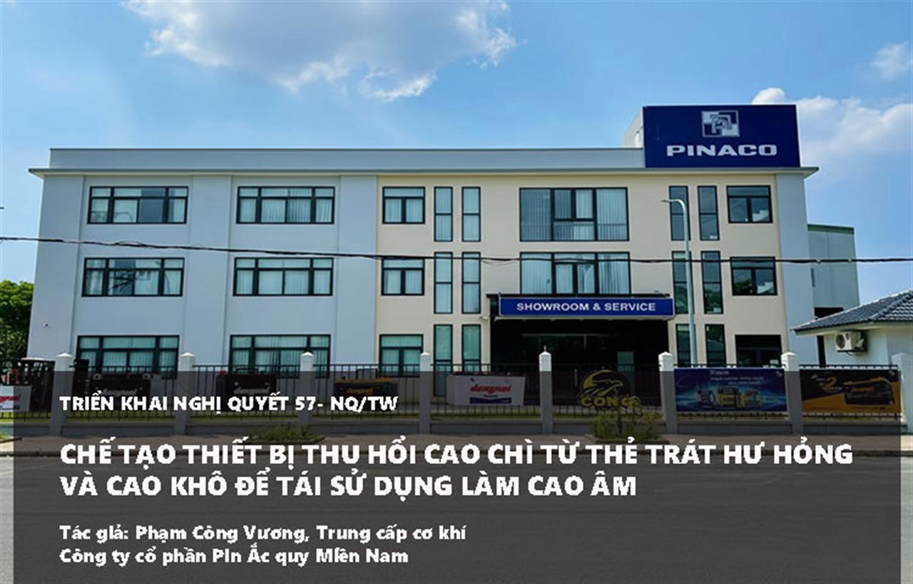 Chế tạo thiết bị thu hồi cao chỉ từ thẻ trát hư hỏng và cao khô để tái sử dụng làm cao âm