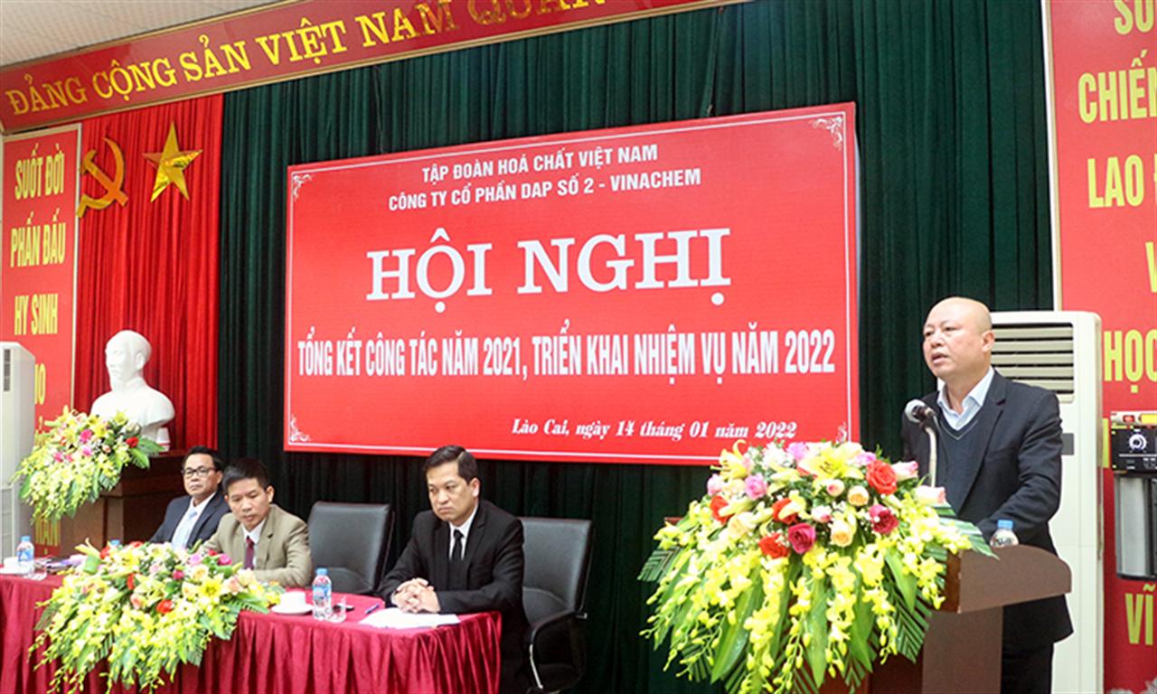 Công ty CP DAP số 2 – VINACHEM: Tổng kết công tác năm 2021, triển khai nhiệm vụ năm 2022
